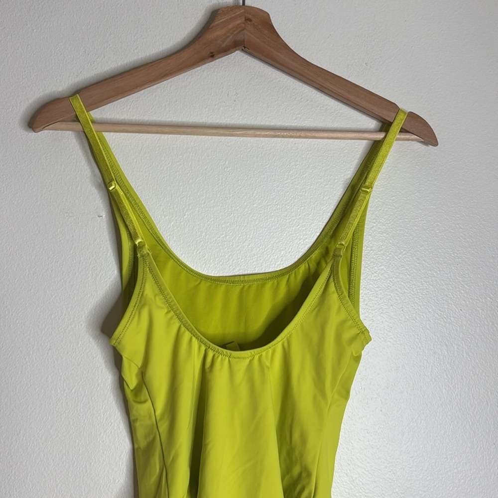 SKIMS SWIM SCOOP NECK ONE PIECE Swimsuit Bathing suit in Citrus size small - Picture 6 of 8